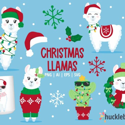 Christmas Llamas cover image.
