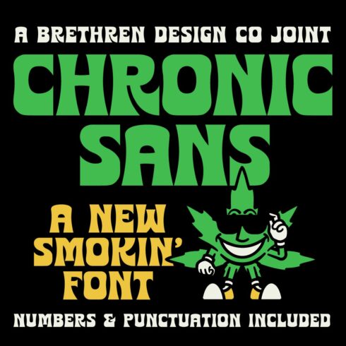 Chronic Sans Display Font cover image.