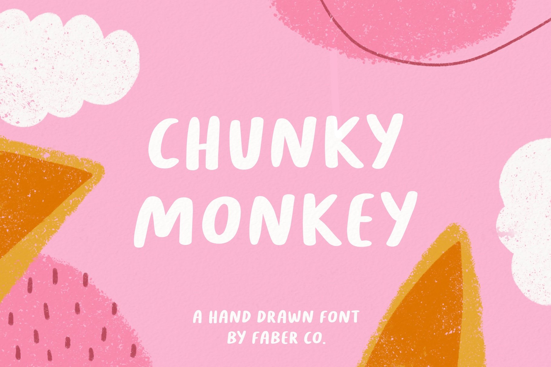 Chunky Monkey | Handwritten Font cover image.