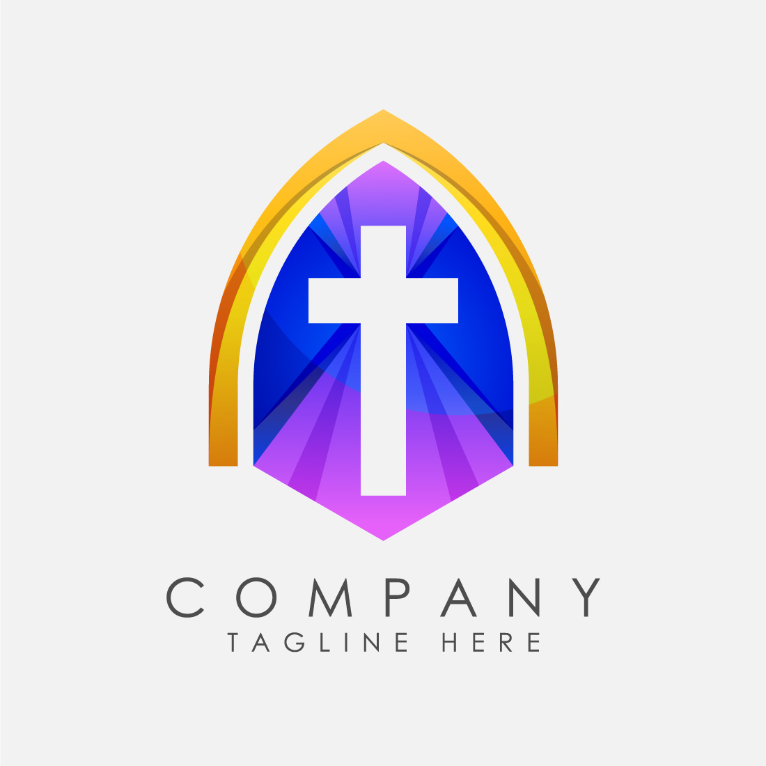 Modern Catholic Cross Logo | BrandCrowd Logo Maker