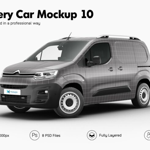 Delivery Car Mockup 10 cover image.