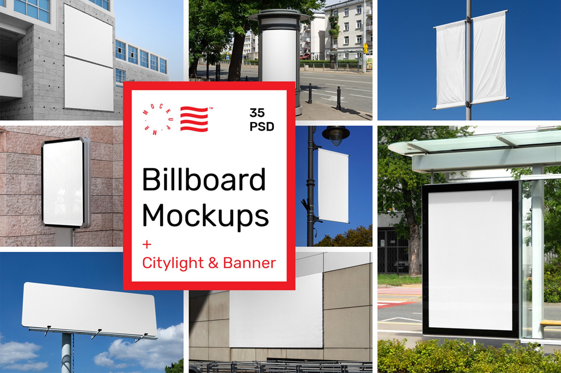 City Billboard Mockups & Banners cover image.