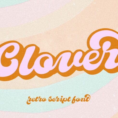 Clover | Retro Script Font cover image.