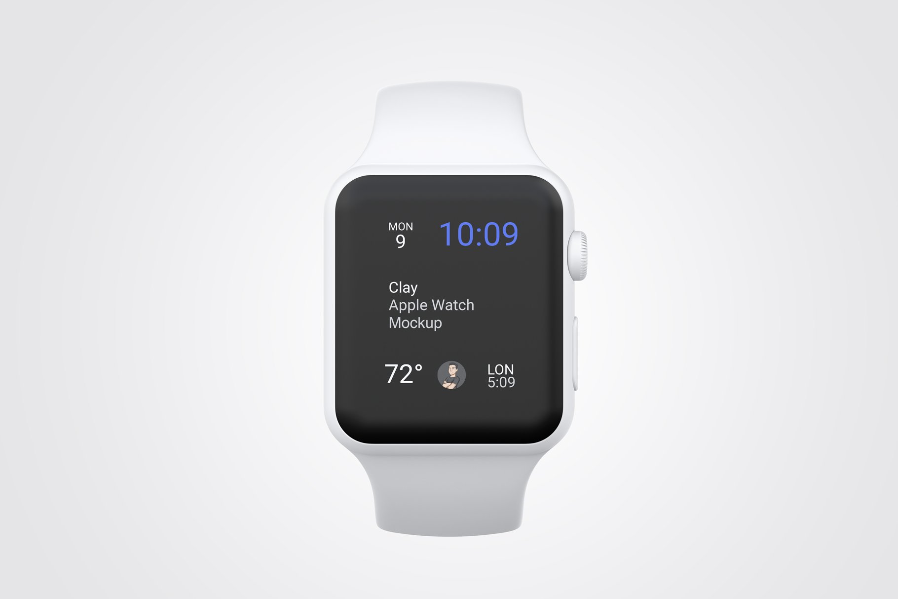 Clay Apple Watch Mockup 04 cover image.