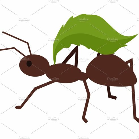 Brown Ant with Green Leaf cover image.
