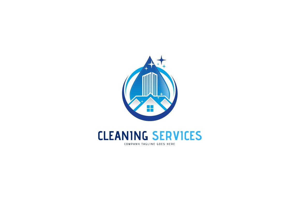 Cleaning Service Logo Template cover image.