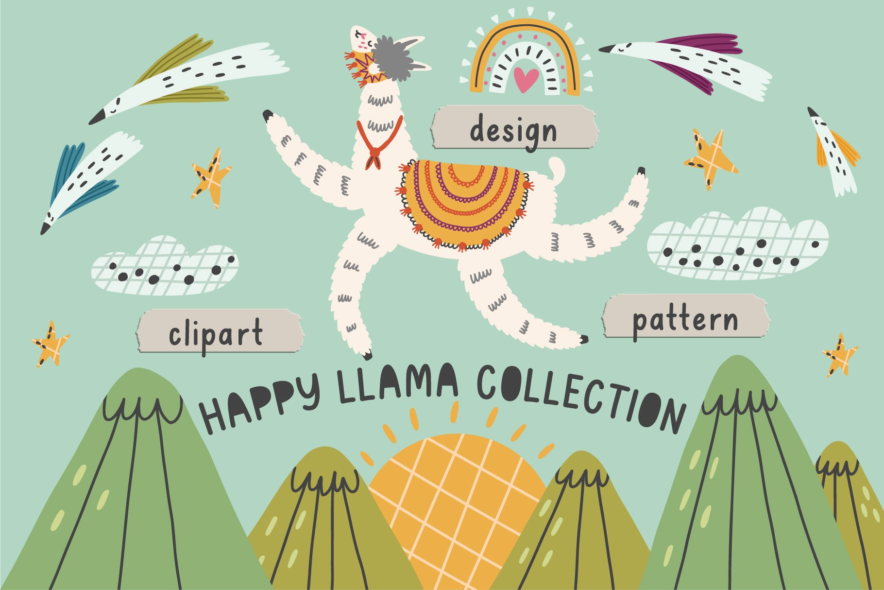 Happy Llama Collection cover image.