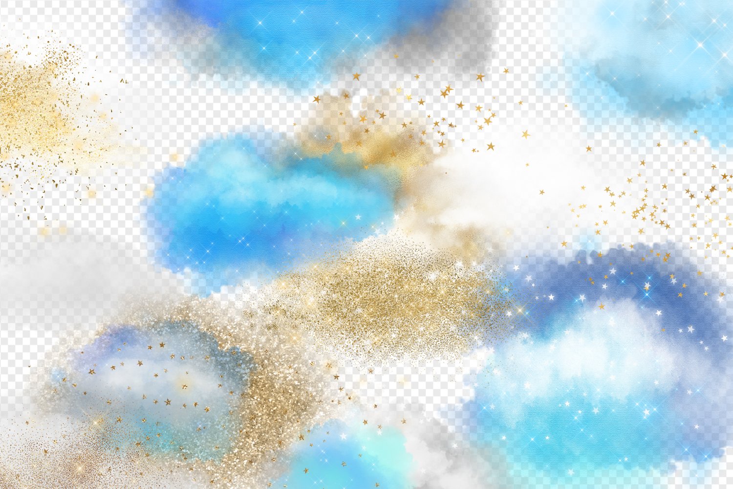 Clouds & Stars Overlays preview image.
