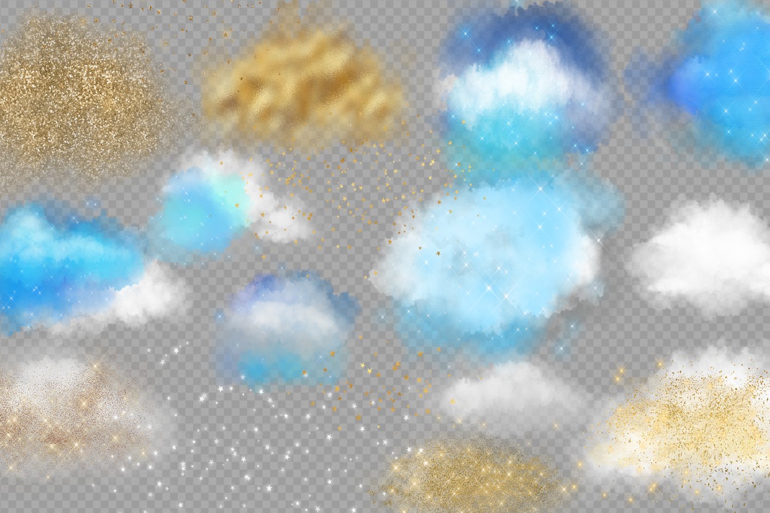 clouds and stars overlays preview 3 801