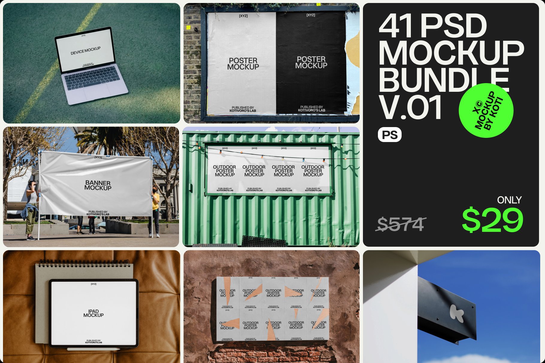 Koti Mockup Bundle V.01 - 95% OFF cover image.