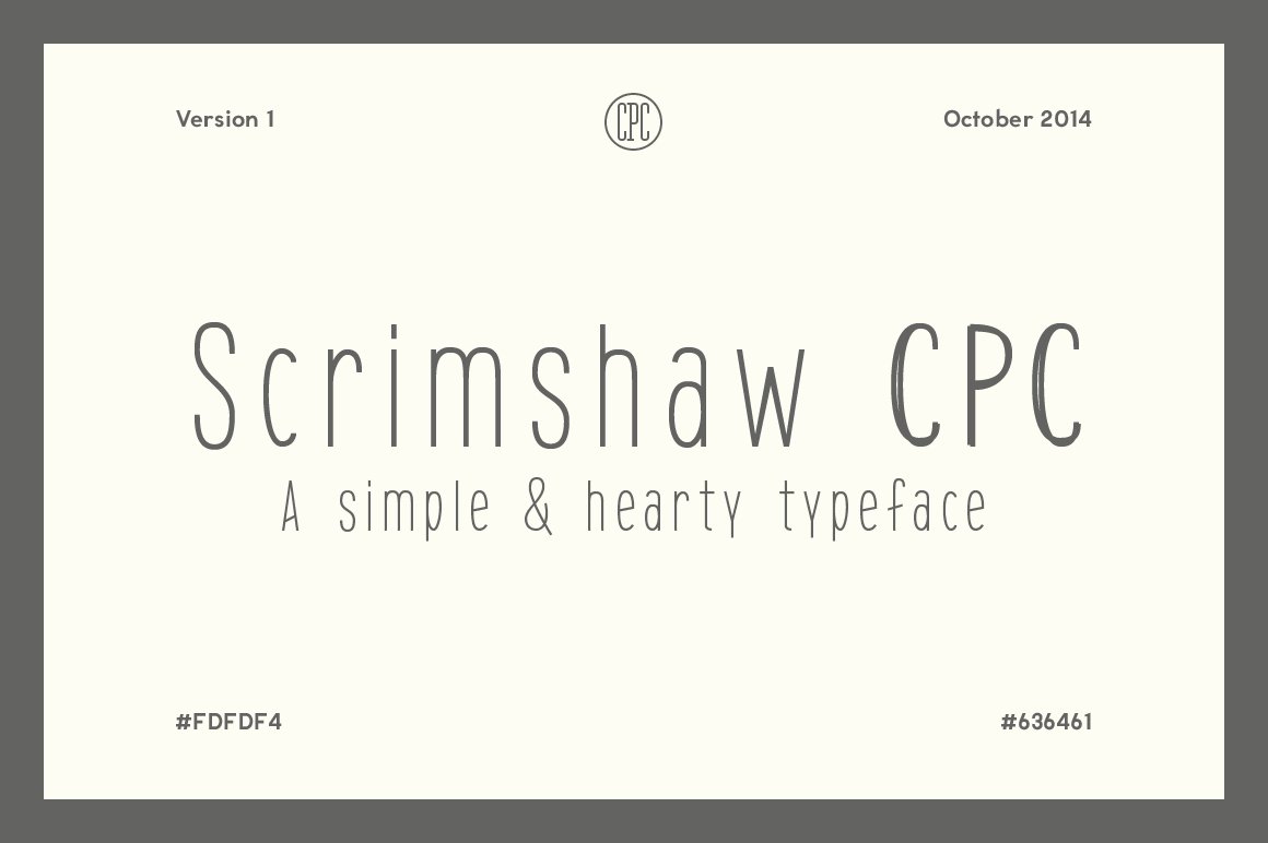 Scrimshaw CPC cover image.