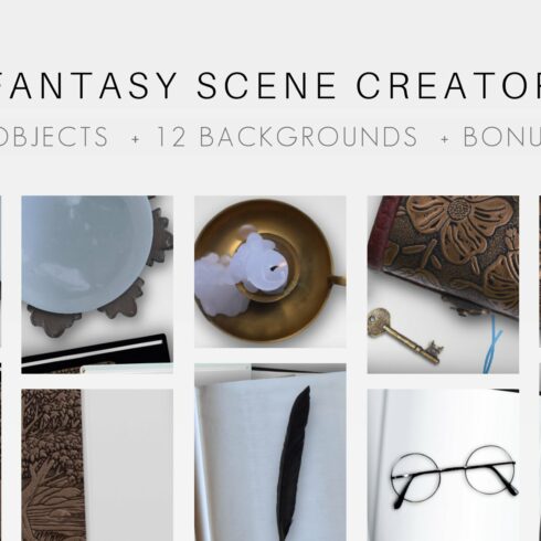Fantasy Writers Desk Scene Creator cover image.