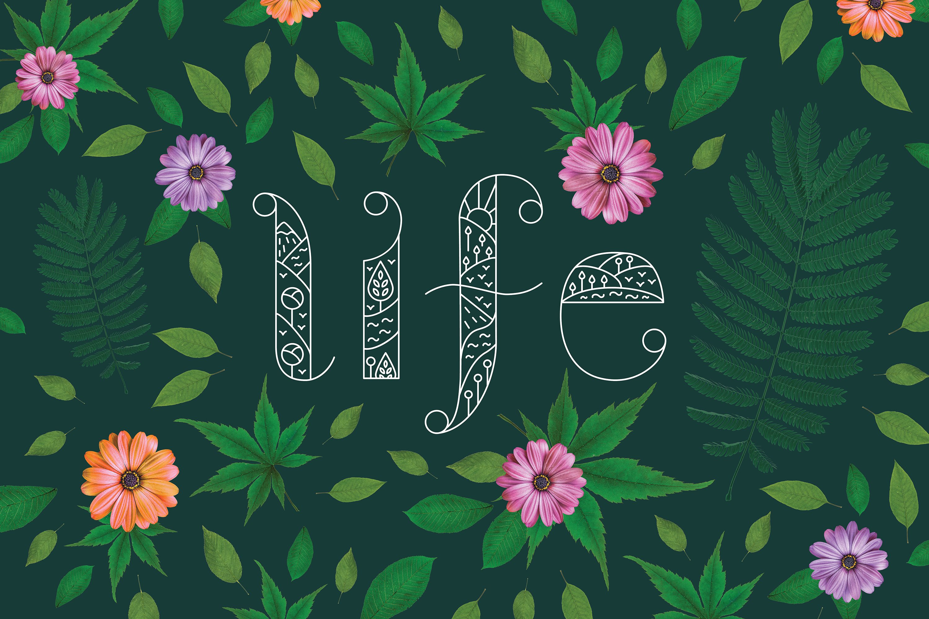 Nature Lush Font Duo preview image.