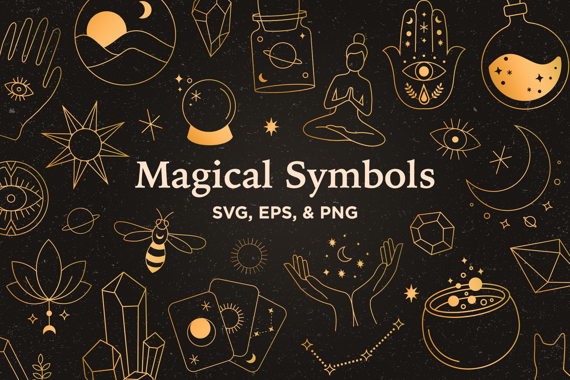 30 Magical Symbols | SVG, PNG & EPS cover image.