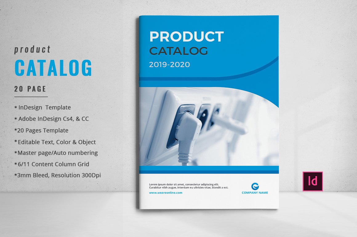 Product Catalog Template cover image.