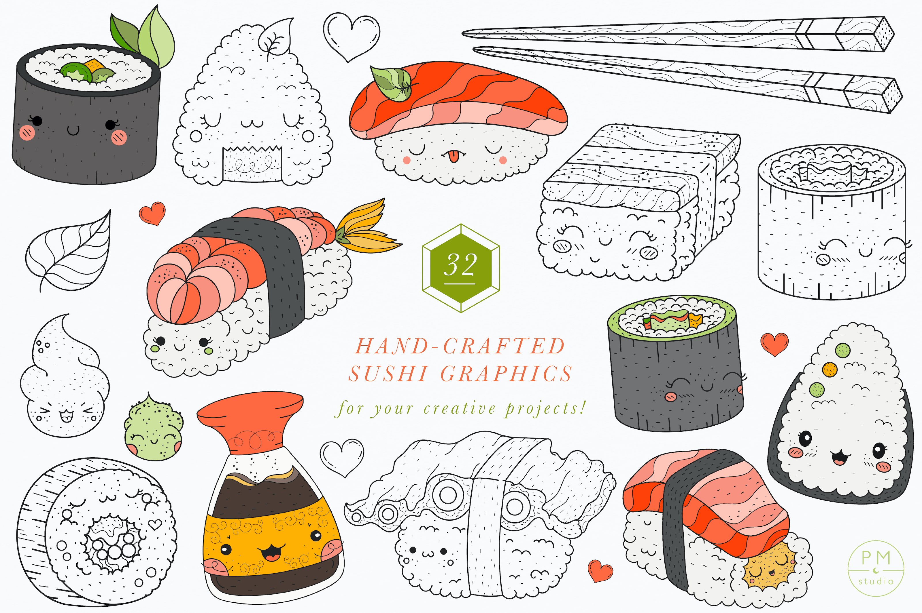 Sweet Sushi Collection preview image.