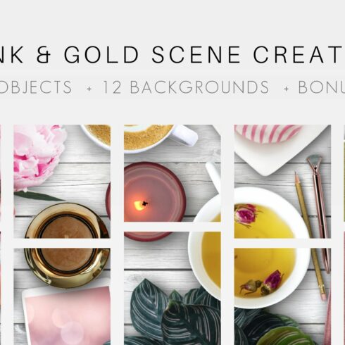 Pink & Gold Scene Creator cover image.