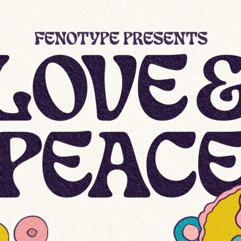 Love & Peace Art Nouveau Typeface cover image.