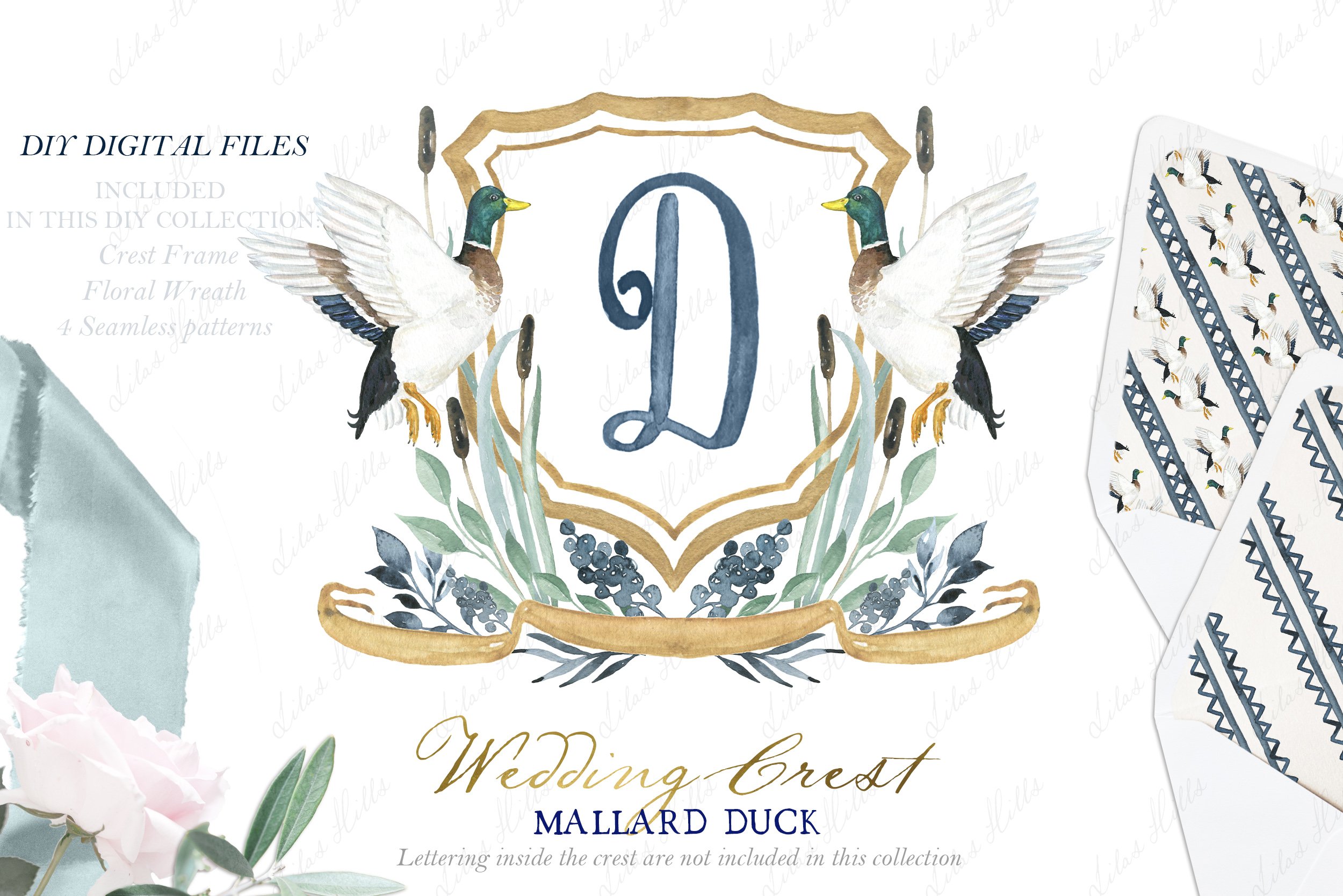 Watercolor Crest Mallard Duck cover image.