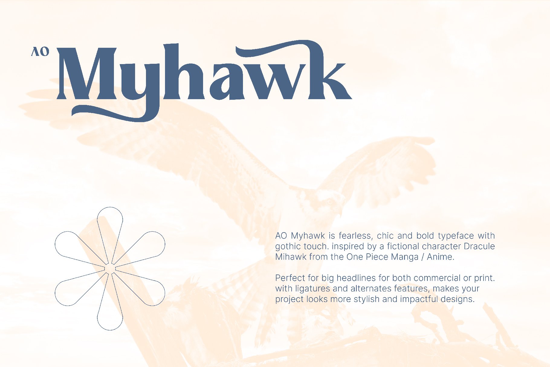 AO Myhawk - Display Typeface preview image.