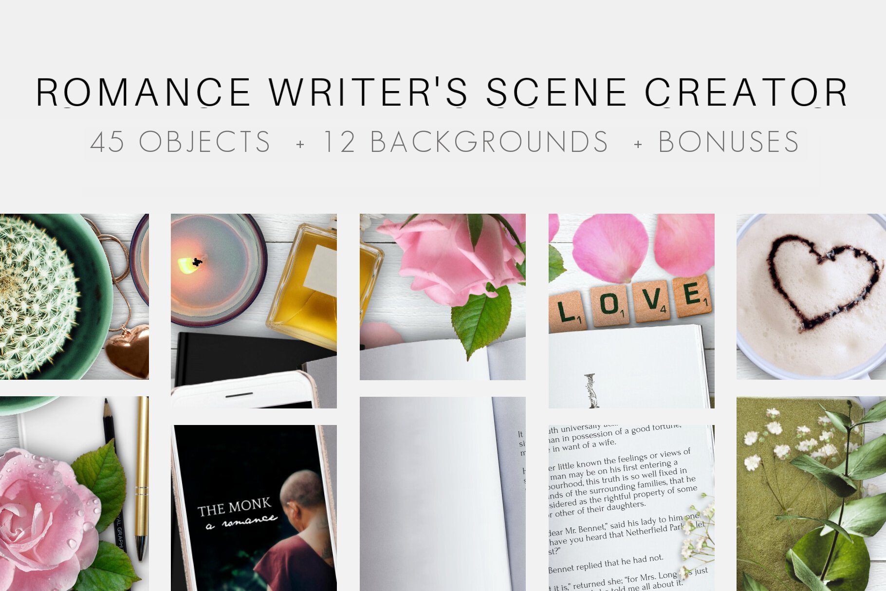 Romance Writer's Desk Scene Creator cover image.