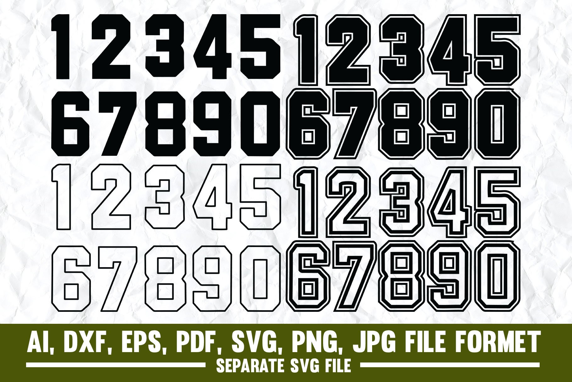 Jersey Numbers Png 