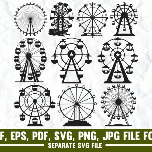 ferris wheel,amusement park,park svg cover image.
