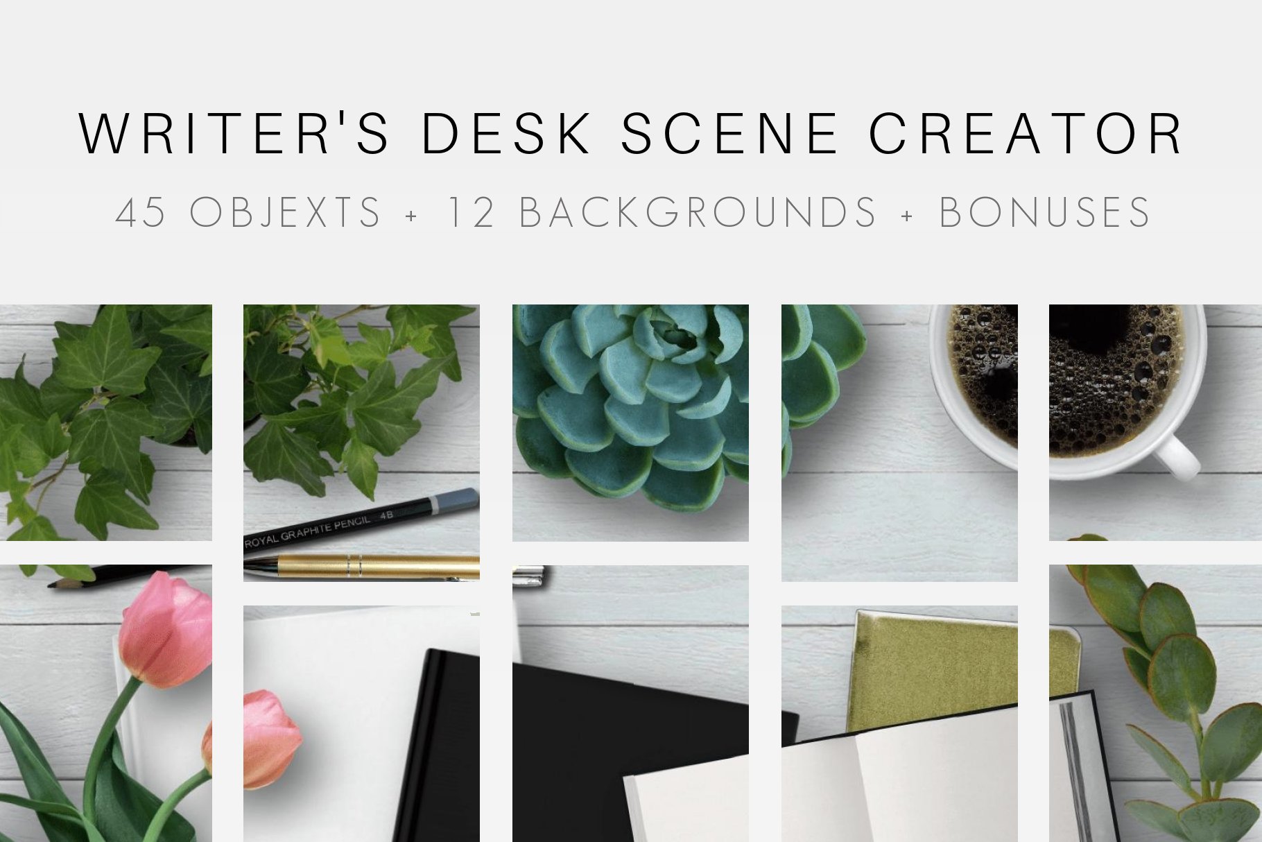 Writer's Desk Scene Creator cover image.