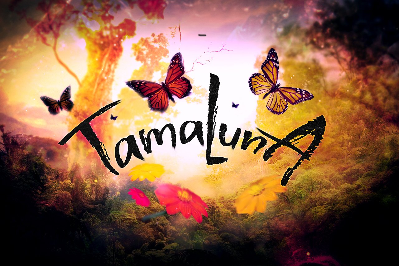 Tamaluna - Typeface cover image.