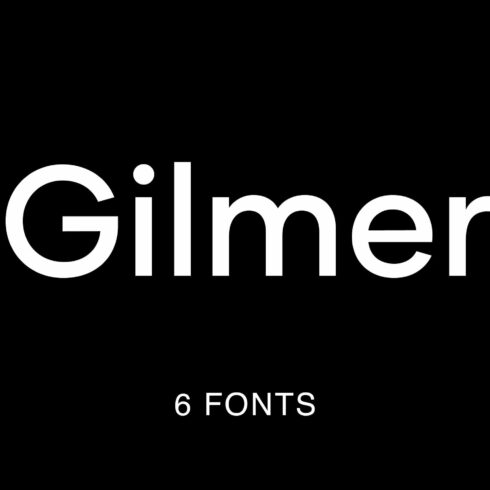 Gilmer – Geometric Sans Serif cover image.