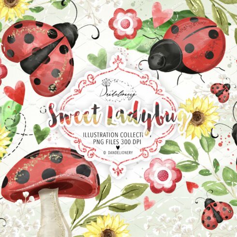 Sweet Ladybug design cover image.