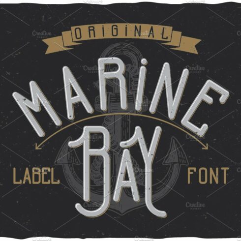 Marine Bay Vintage Label Typeface cover image.
