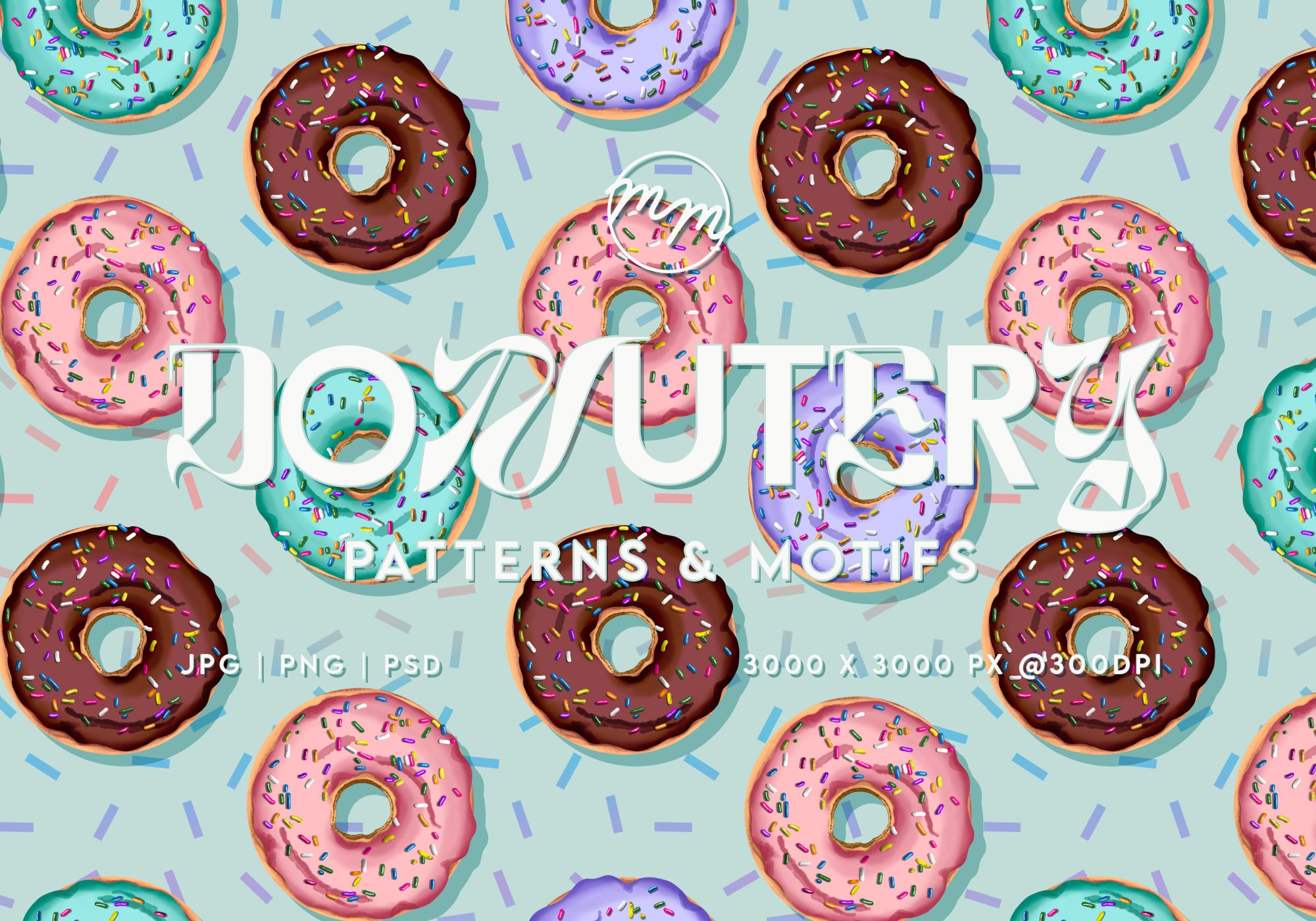 Donutery Pattern and Motifs cover image.
