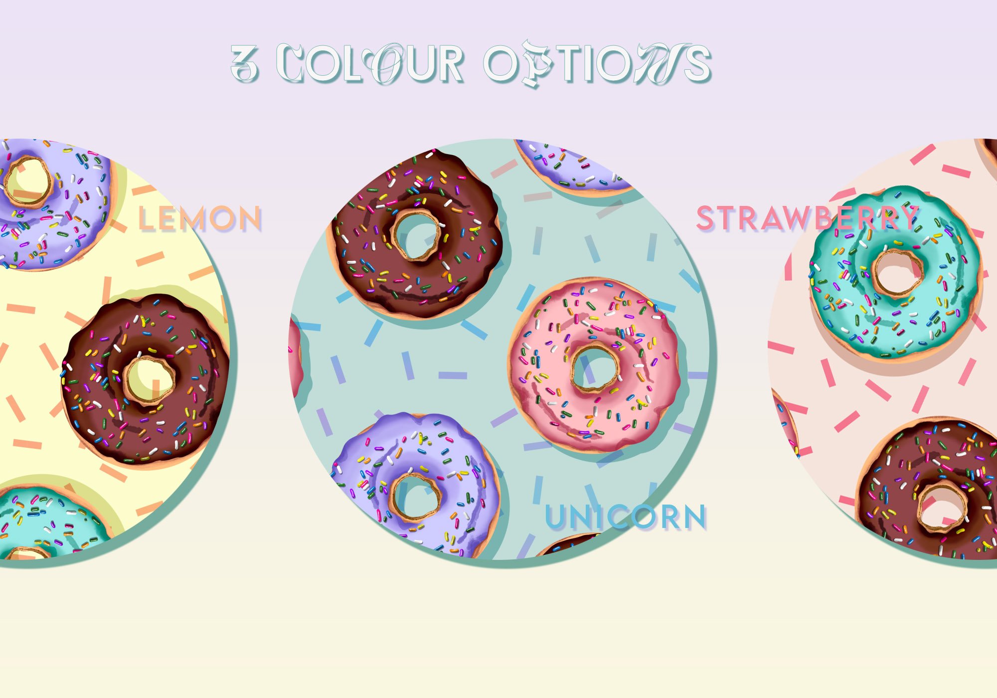 Donutery Pattern and Motifs preview image.