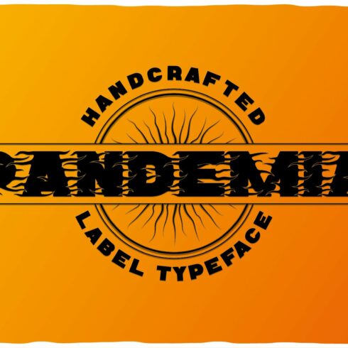Pandemia typeface cover image.