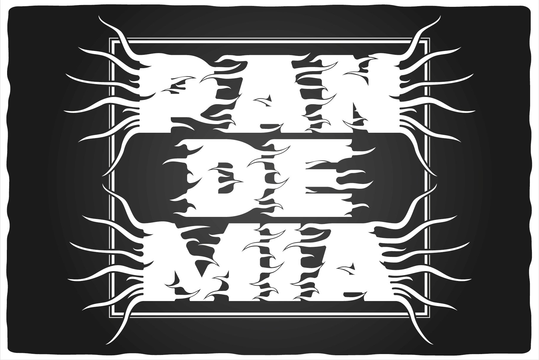 Pandemia typeface preview image.