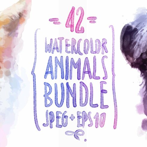 42 watercolor animals ( 20% OFF ) cover image.
