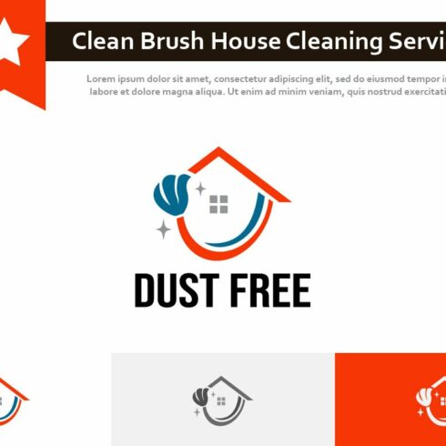 Clean Brush Cleaning Service Logo cover image.