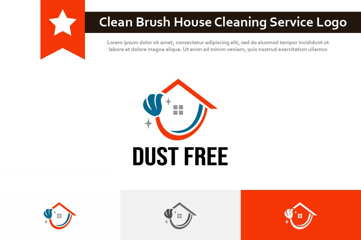 Clean Brush Cleaning Service Logo cover image.