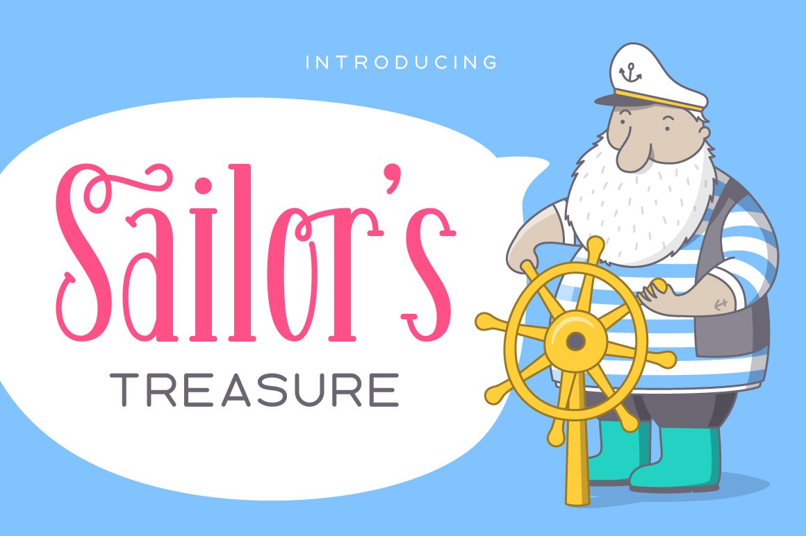 Sailor's Treasure - Font Duo cover image.