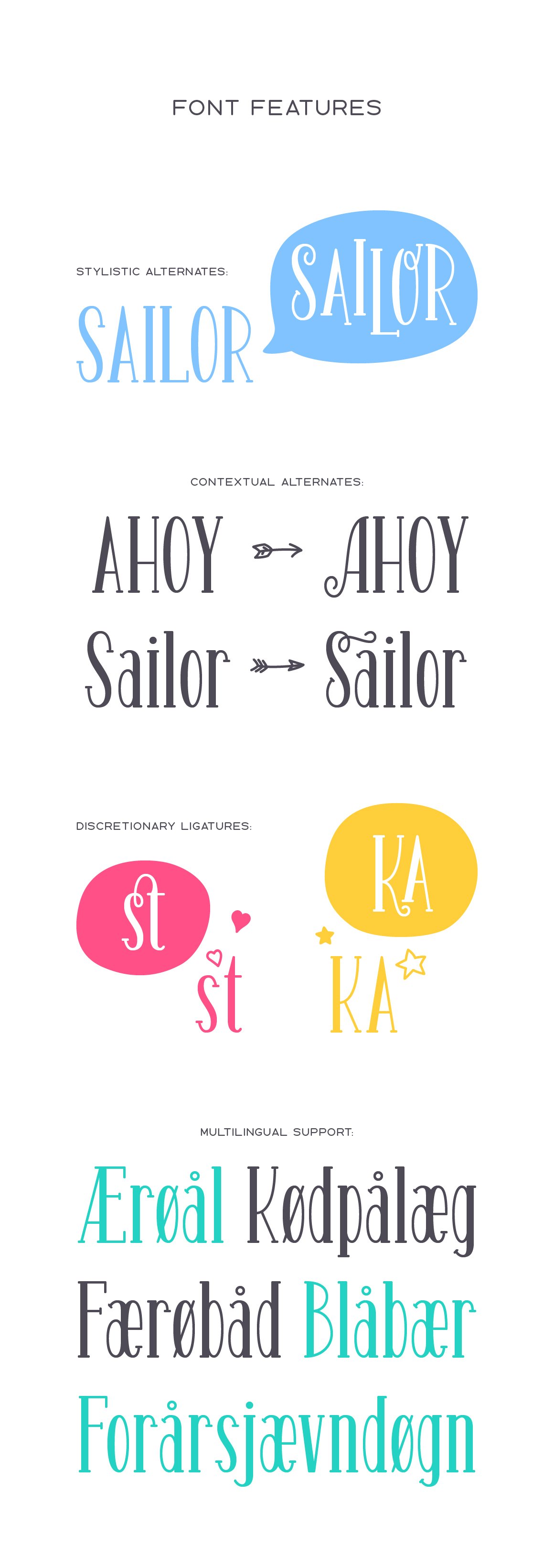Sailor's Treasure - Font Duo preview image.