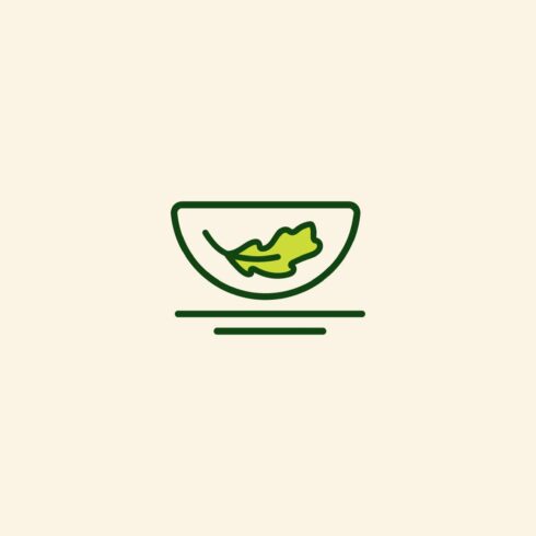 salad food logo vector design cover image.
