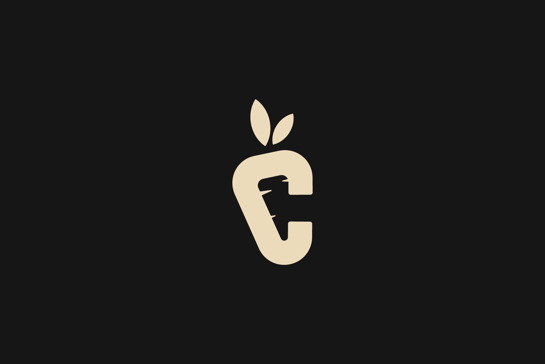 Letter C Carrot Logo Design Vector cover image.