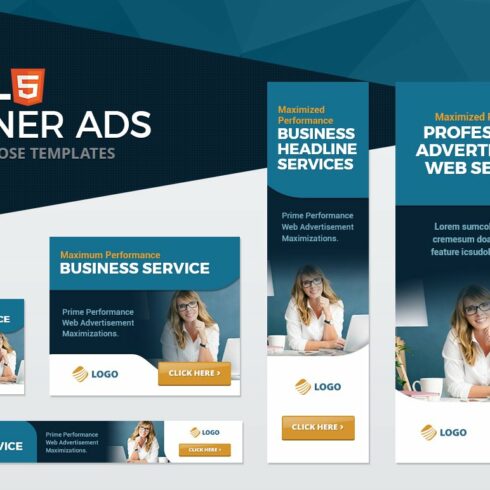 HTML5 Multipurpose Ad Banners cover image.