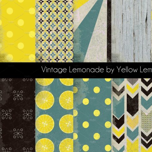 Vintage Lemonade Stand grunge design cover image.