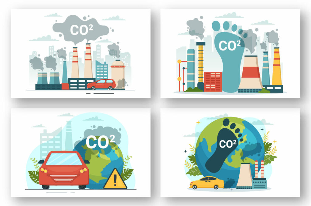 12 Carbon Dioxide or CO2 Illustration - MasterBundles