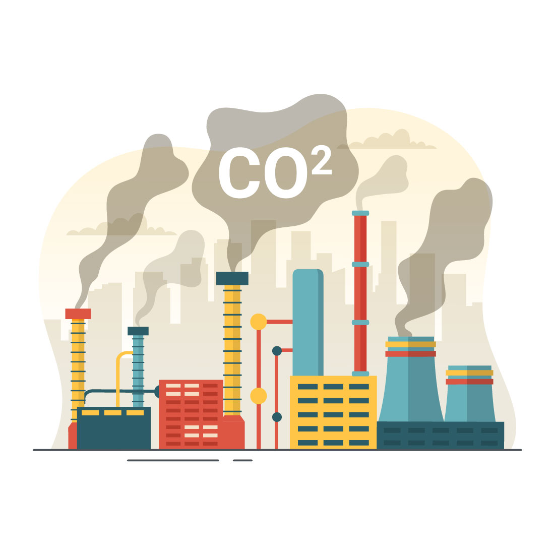 12 Carbon Dioxide or CO2 Illustration cover image.