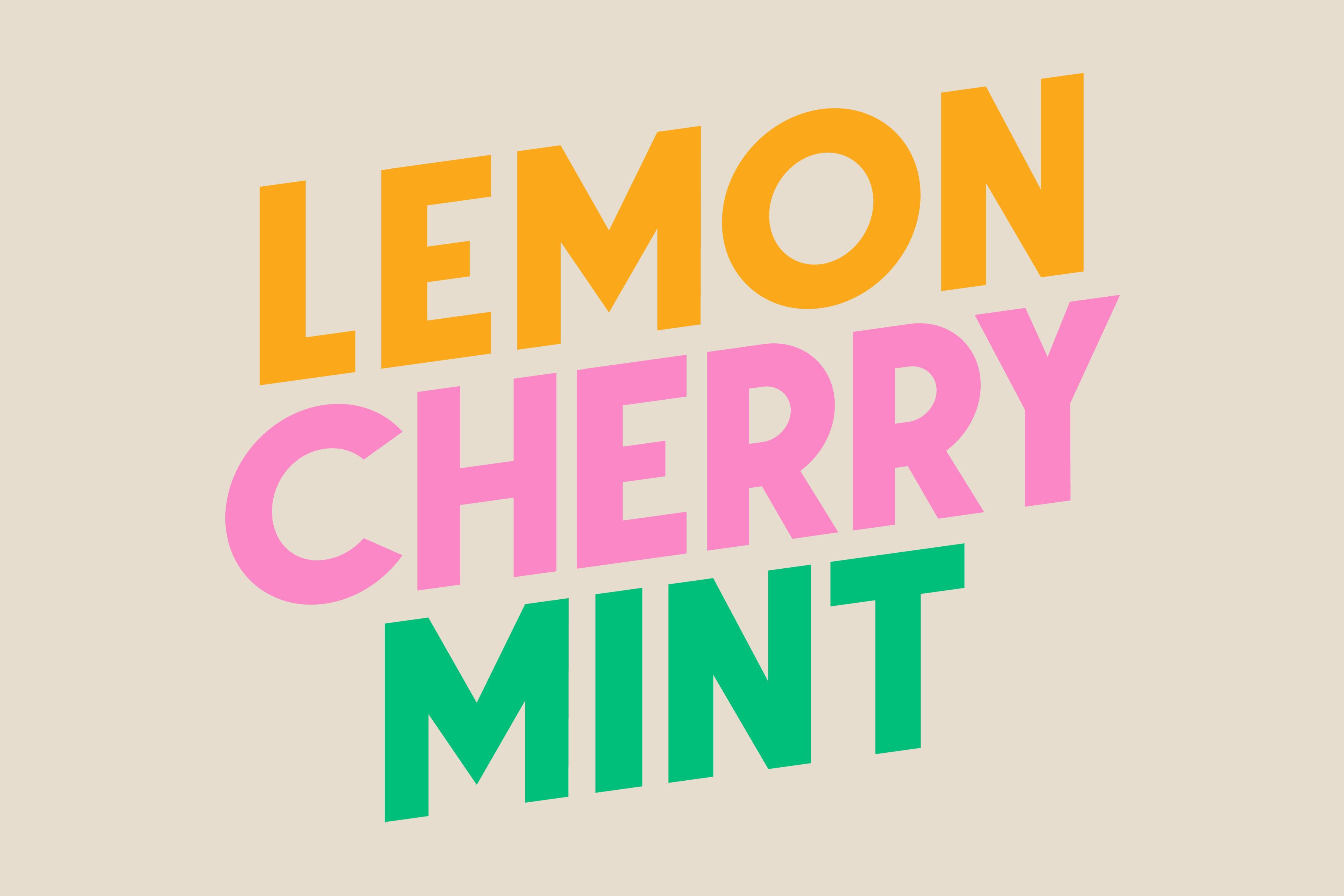 Lemon Cherry Mint Font Duo cover image.