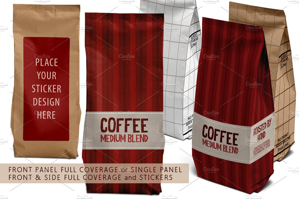 Coffee Pouch, Tea Pack, Paper Bag preview image.