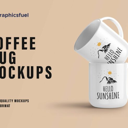 Coffee Mug Mockups cover image.